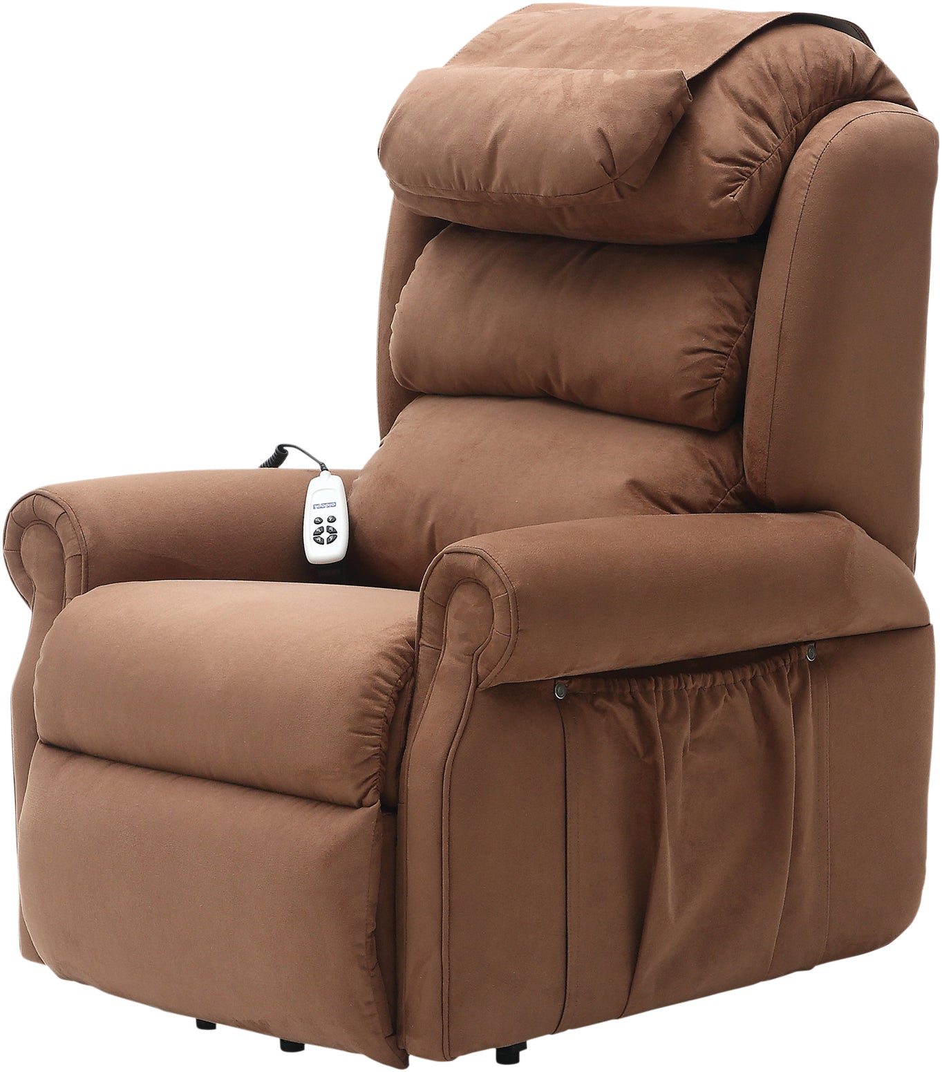 Sandfield Suede Effect Riser Recliner Armchair (VG702)